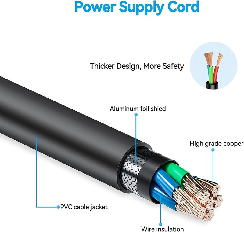 Philips Monitor Power Supply Cord 20V AC DC Adapter Charger for 278E1 278E1A 276E8V Models - Image 2
